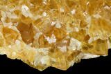 Lustrous, Golden Calcite Crystal Cluster - Fluorescent! #146687-2